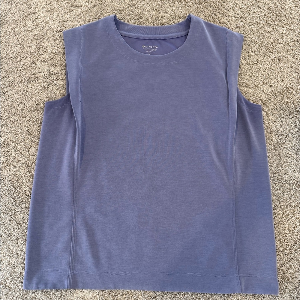 Athleta Women's Purple Cap Sleeve  Tee